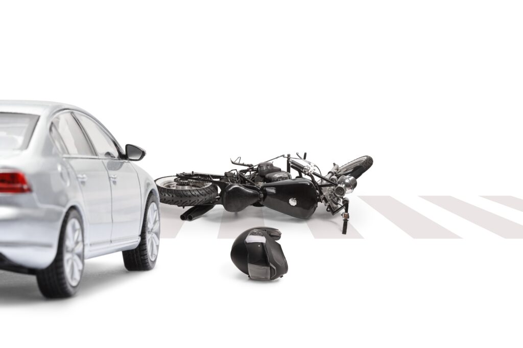 common type of motorcycle crash