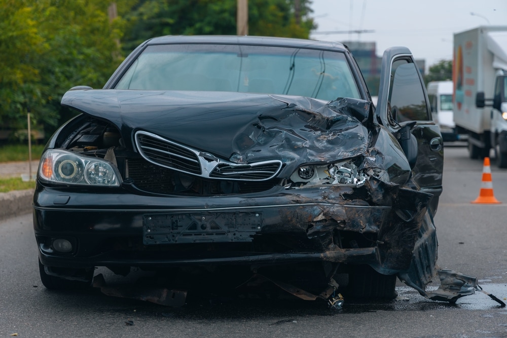Escondido car accident lawyers representing victims injured in a severe vehicle collision on a California roadway.