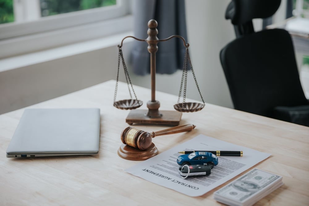 Chula Vista car accident lawyer reviewing injury claim documents and settlement